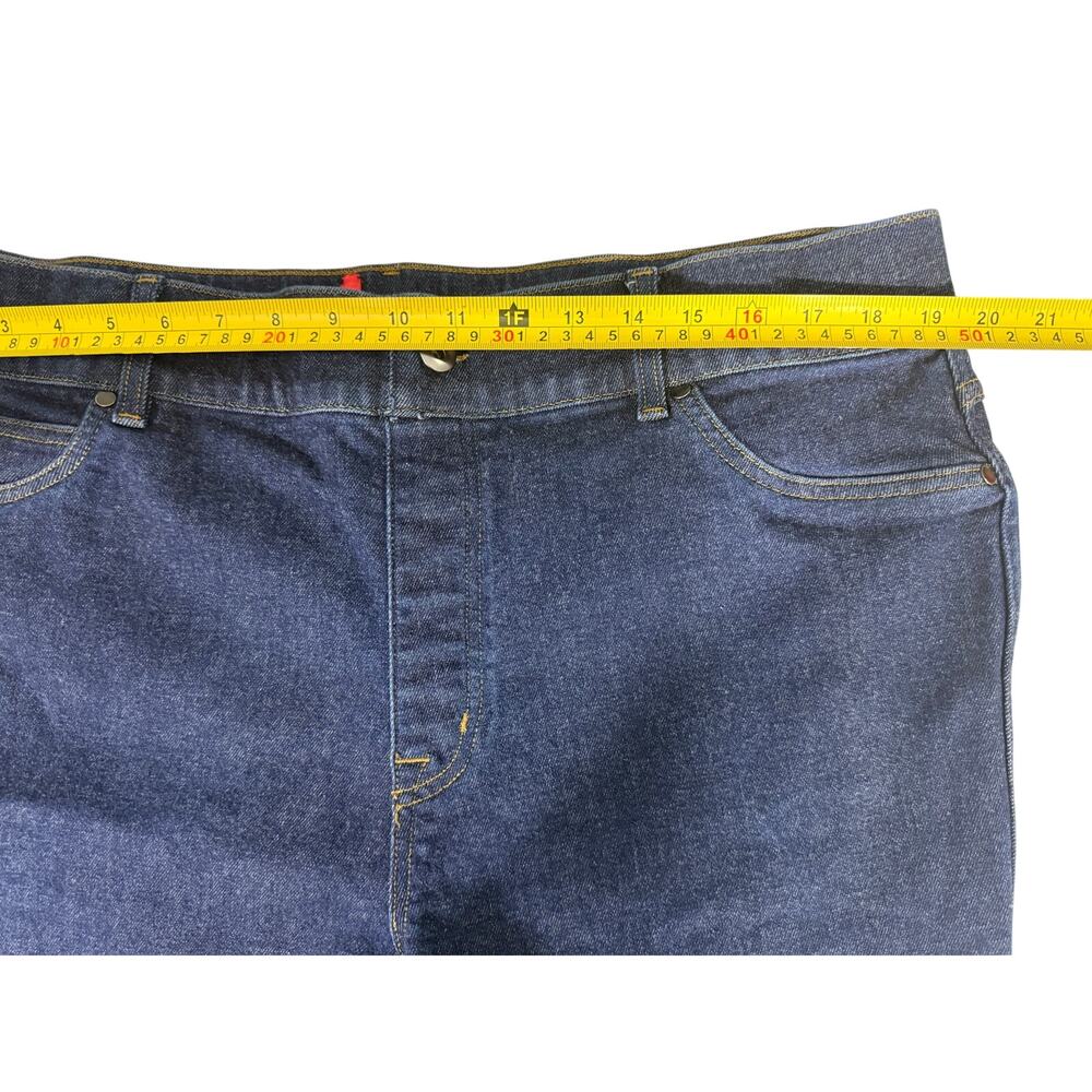 Spanx Spanxshape Pull-On Raw Indigo Straight Leg … - image 8